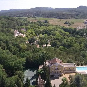 Vue aérienne du Domaine